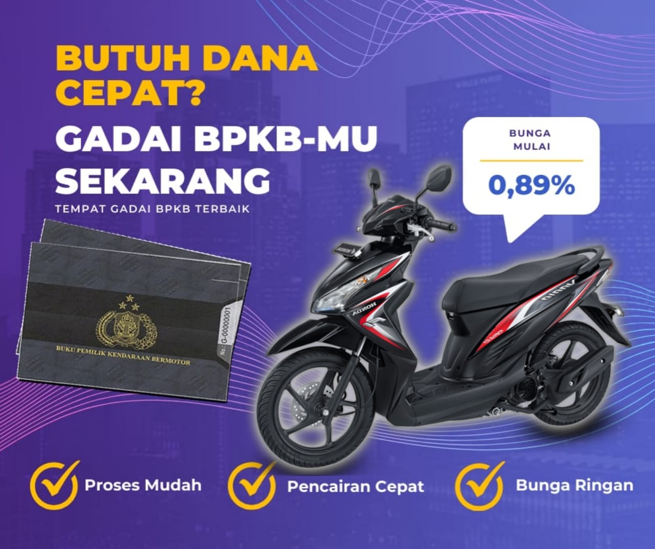 Kredit Jaminan Bpkb Motor Honda Newvario 110 Ficbs Dapat Dana Berapa? Seperti Ini Simulasinya